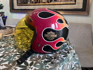 Casco Harley Davidson Moto Flame
