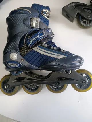 Patines en línea y protecciones