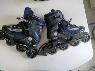 Patines en línea y protecciones