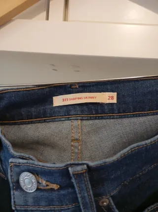 Levi's Jeans Mujer Talla 28 Azul Oscuro