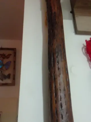 Palo de lluvia artesanal