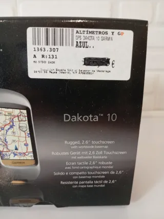 Garmin Dakota 10 GPS Altimetro Azul