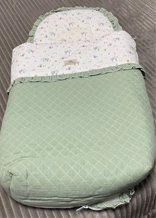 Saco para capazo estampado floral