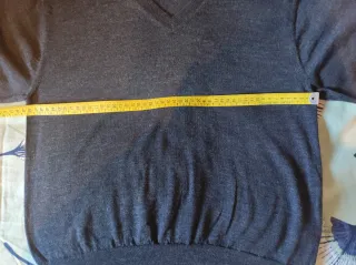 Maglioncino Uniqlo Grigio V-Neck