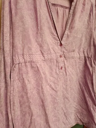 Camisa SWEET MISS cuello mao morada XXL