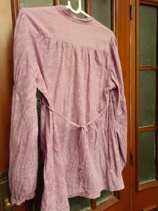 Camisa SWEET MISS cuello mao morada XXL