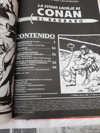 24 TOMO LA ESPADA SALVAJE DE CONAN RETAPADO