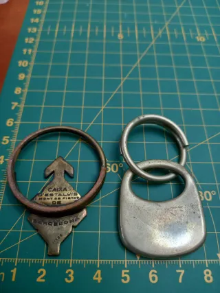 Llavero Antiguo Caixa D'Estalvis de Barcelona