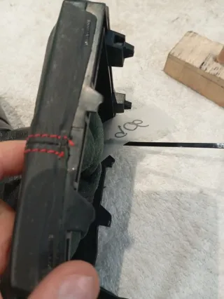 Pomo Cambio Seat Ibiza Cupra 6L Negro/Rojo