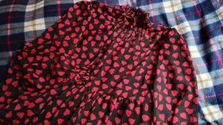 Vestido Fiesta Corazones Talla Unica