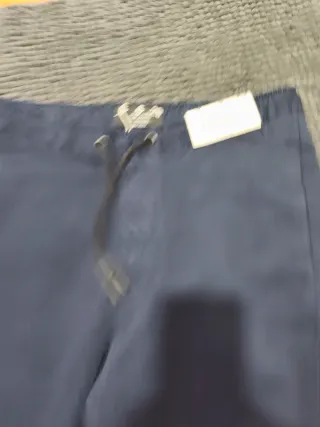 Pantalón Jogger Bershka Azul Elástico