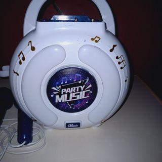 Karaoke Infantil Azul y Blanco