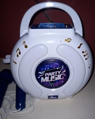 Karaoke Infantil Azul y Blanco