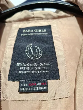 Chaqueta acolchada Zara niña