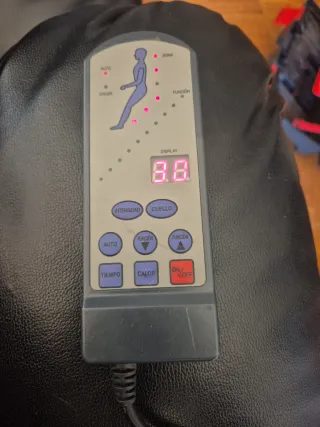 Sillón de masaje polipiel negro