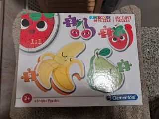 Clementoni Puzzles Frutas 4 Piezas