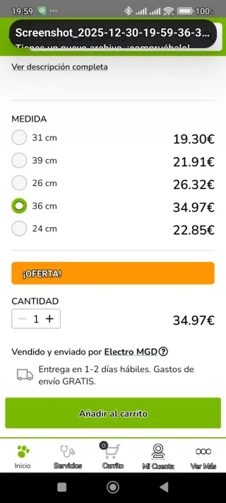 Bozal para perro grande