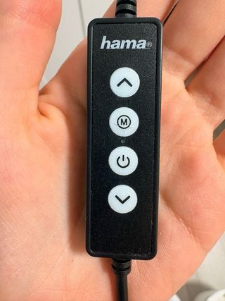 Aro de luz para grabaciones y fotos.