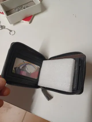 Cartera Garibaldi hombre negra con logo