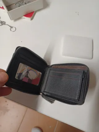 Cartera Garibaldi hombre negra con logo