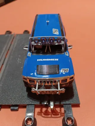 Coche Scalextric Hummer H3 SUV Azul