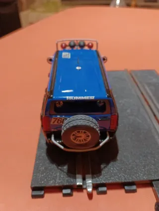 Coche Scalextric Hummer H3 SUV Azul
