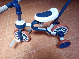 Bicicleta infantil 3 Ruedas Azul y Blanco