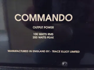 Amplificador Bajo Trace Elliot Commando 12