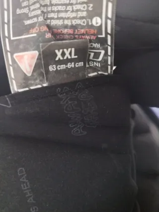 Casco de moto LS2 negro