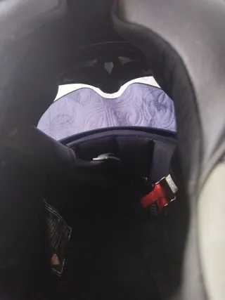 Casco de moto LS2 negro