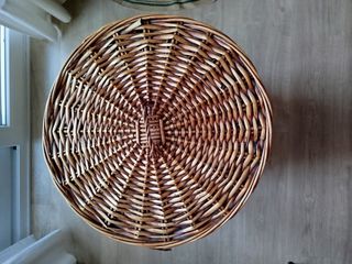 Cesta grande de mimbre