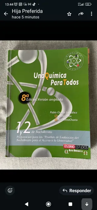 Libro Una Química para todos