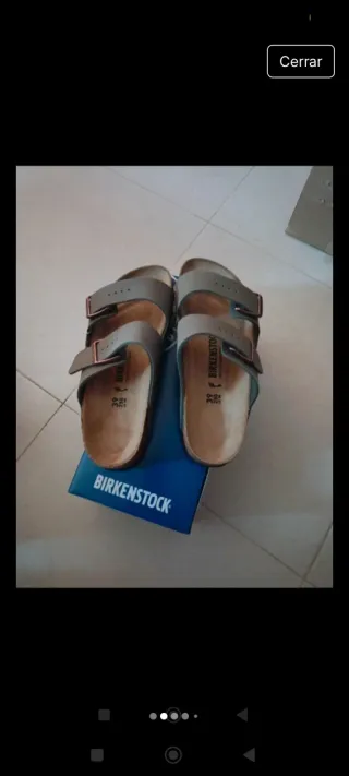 Sandalias Birkenstock Gris