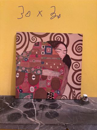 lote Cuadros estilo Klimt multicolor