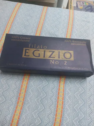 10 gomitoli Filato Egizio Cotone Mercerizzato