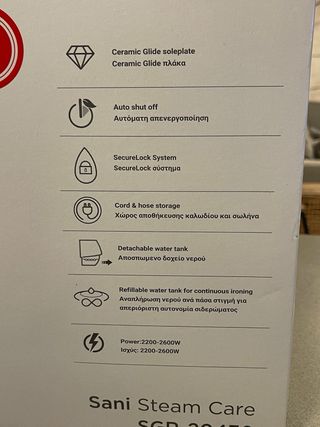 centro planchado plancha Vapor SINGER Sani Steam