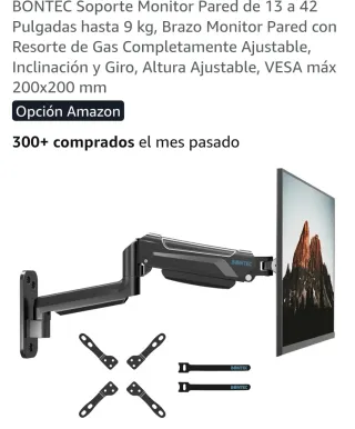 Soporte pared monitor/TV