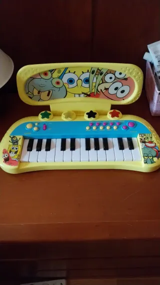 Teclado infantil Bob Esponja