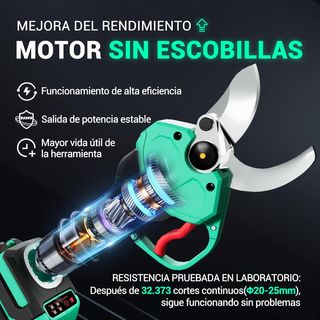 TIJERAS PODAR ELECTRICAS 20V MAX 35 MM