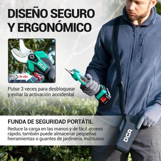 TIJERAS PODAR ELECTRICAS 20V MAX 35 MM