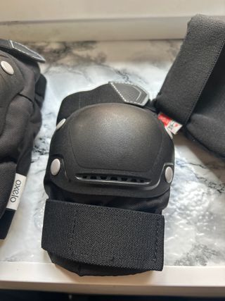 Set Protecciones Roller Talla S Negro