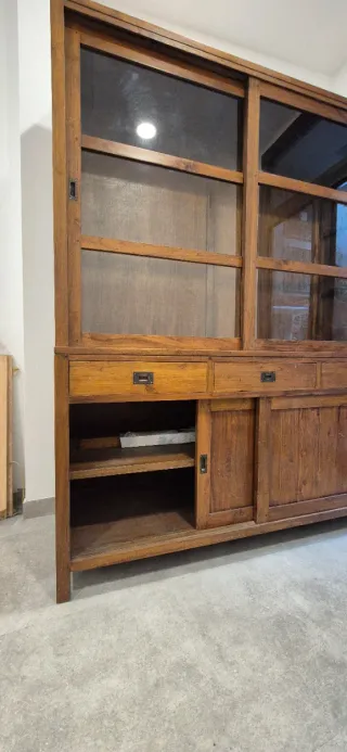 Vitrina/Alacena Madera Teca Maciza