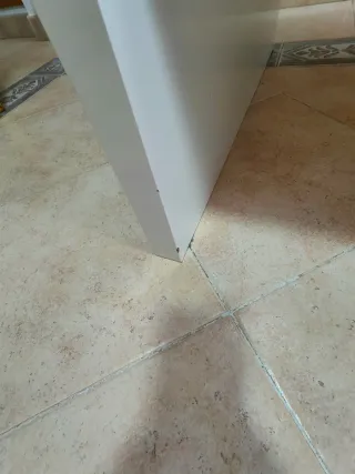 Mesa de centro elevable blanca