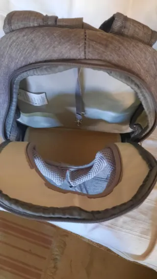 Mochila para perro FREEDOG gris/rosa