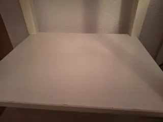 2 Mesitas de noche IKEA madera blanca