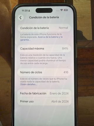 iPhone 15 Pro Max 256GB - Impecable