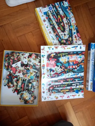 Puzzle Djeco 54 piezas observación coches