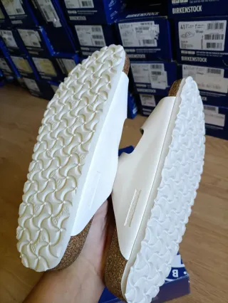 Sandalias Birkenstock blancas talla 41