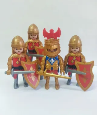 Caballeros medievales de playmobil