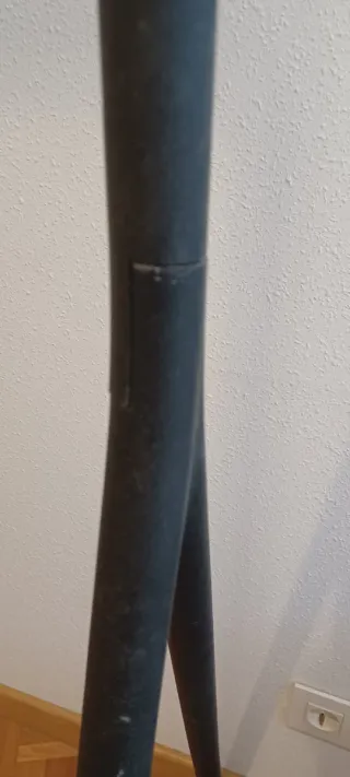 Burro perchero Ikea negro metal